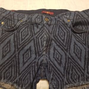 Aztec Print Shorts